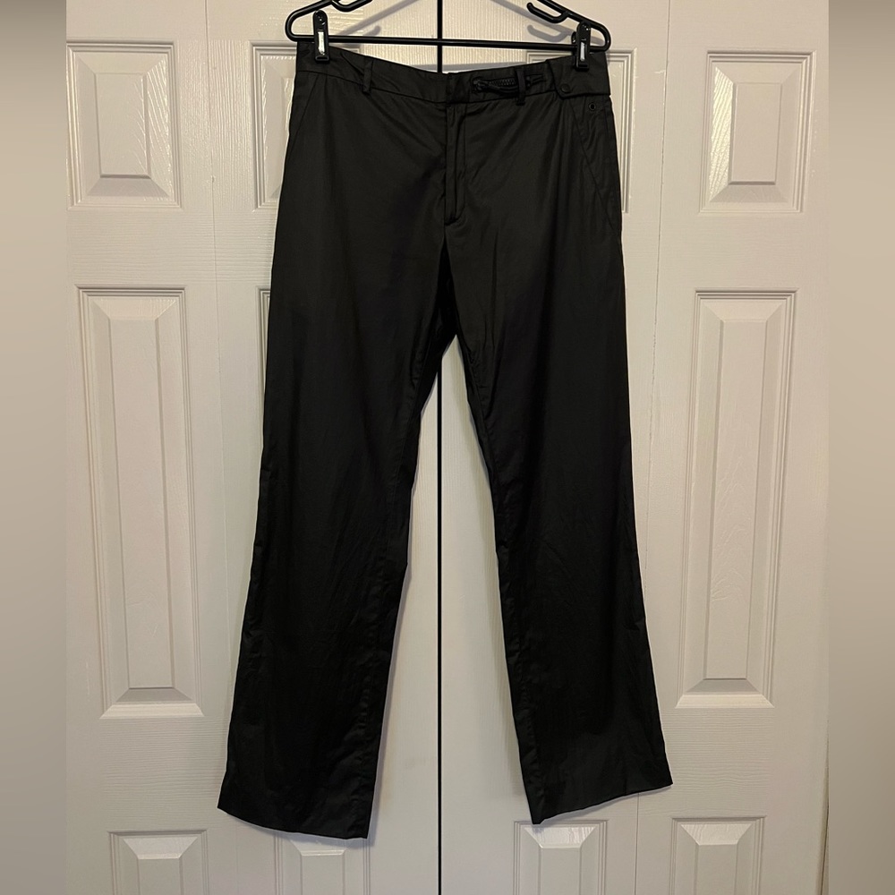 Ultra rare Dior Homme Hedi Slimane waxed lightweight pants.